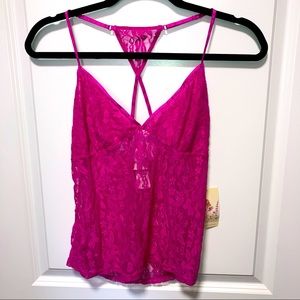 Lace Lingerie Tank Top